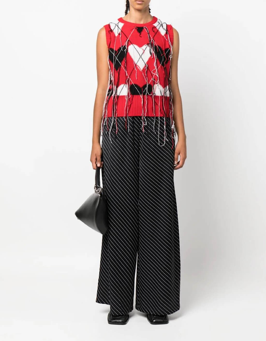 Pantalon rayas diagonales - MM6