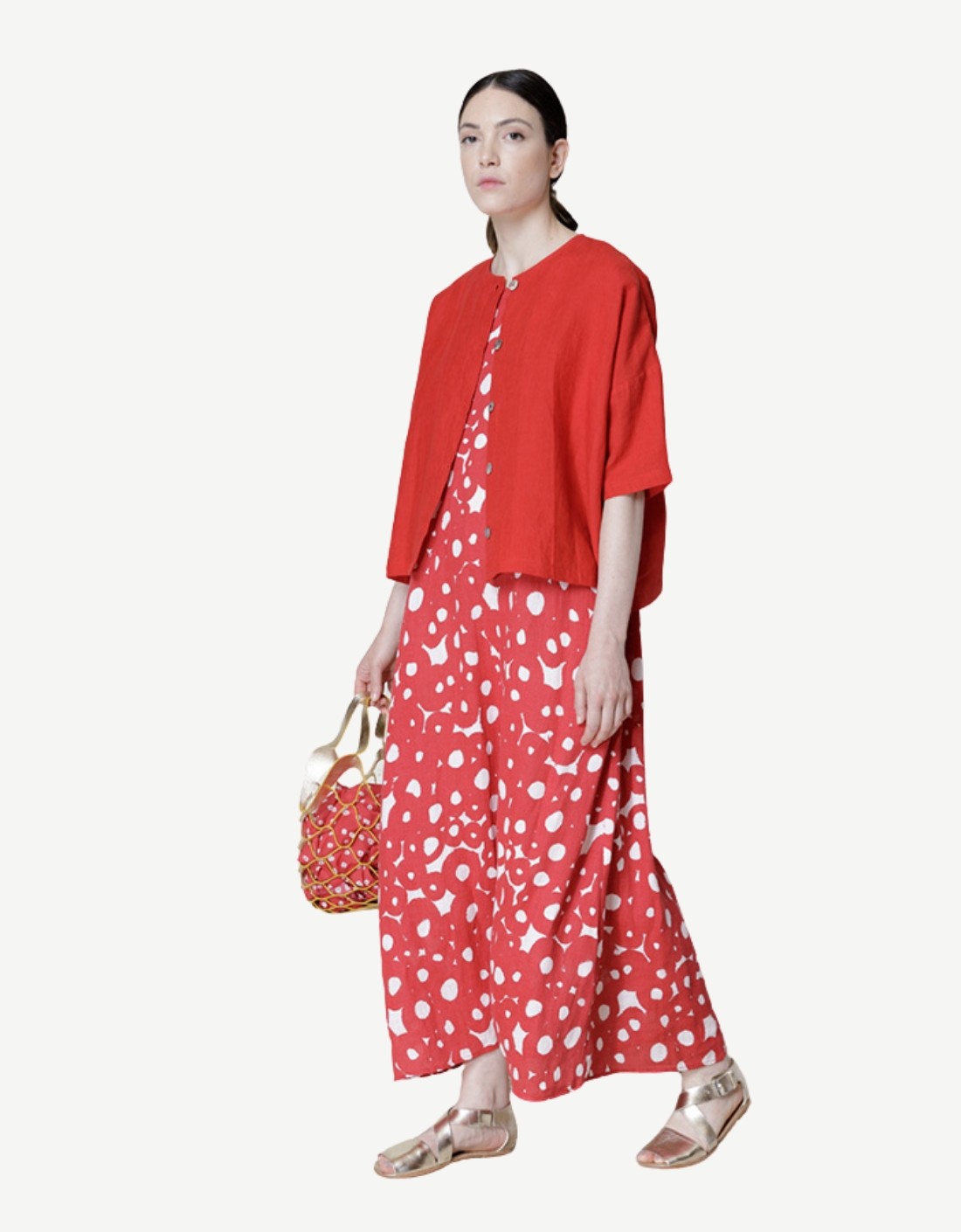 Vestido Círculos Red