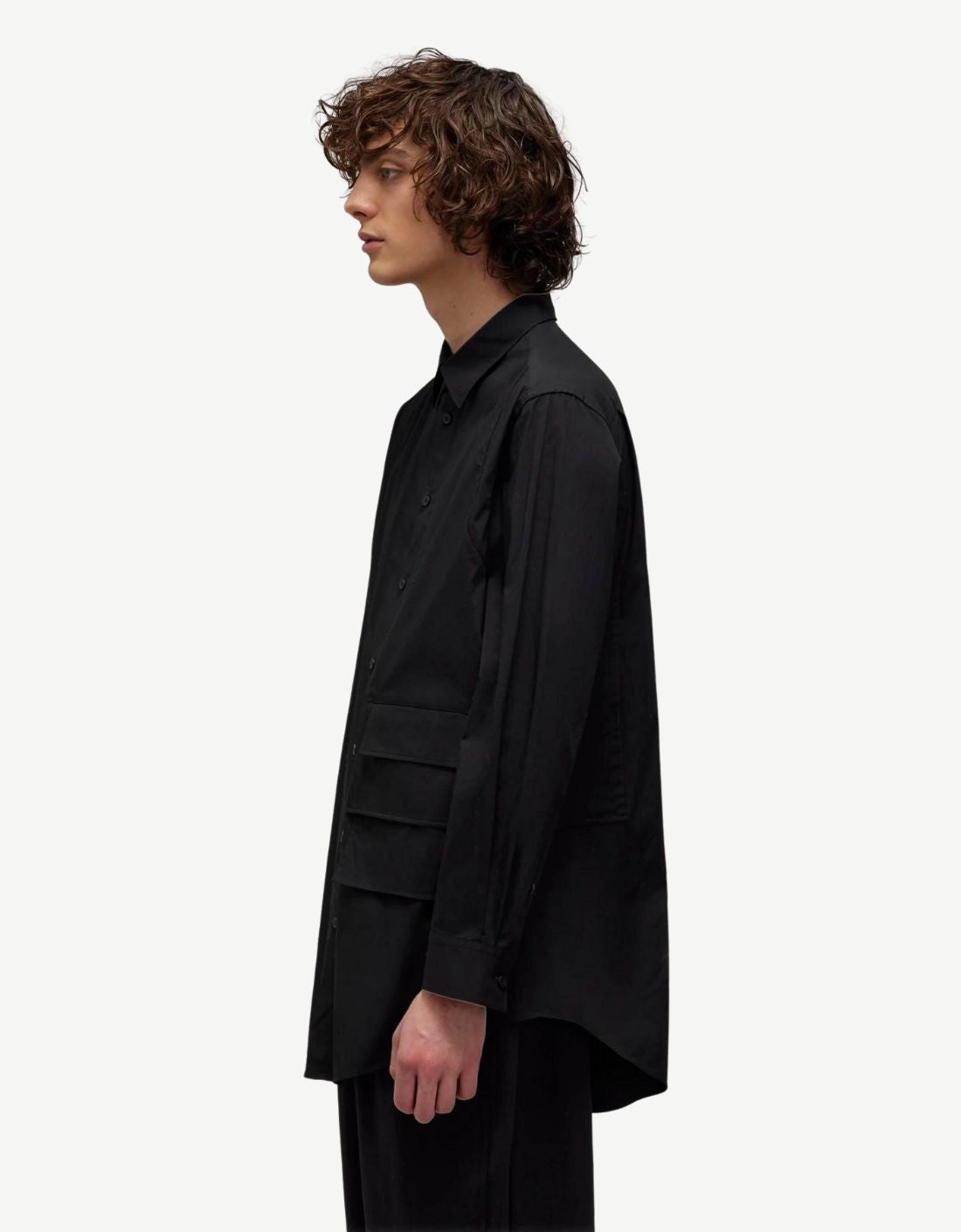 Camisa Bolsillos Black