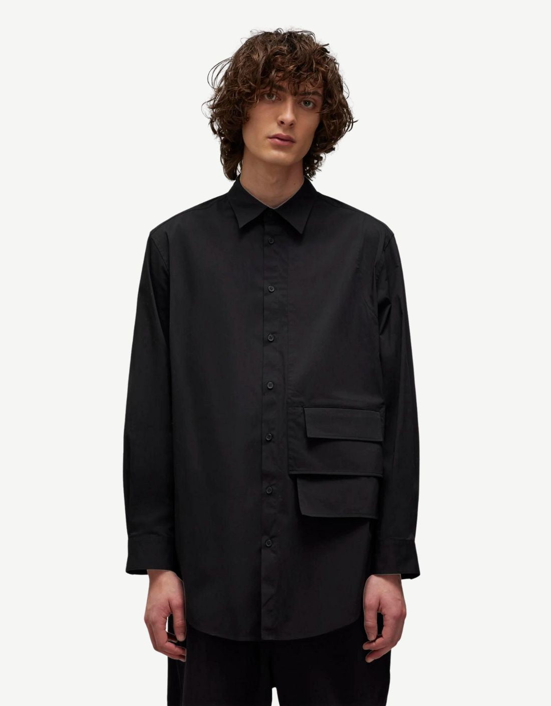 Camisa Bolsillos Black