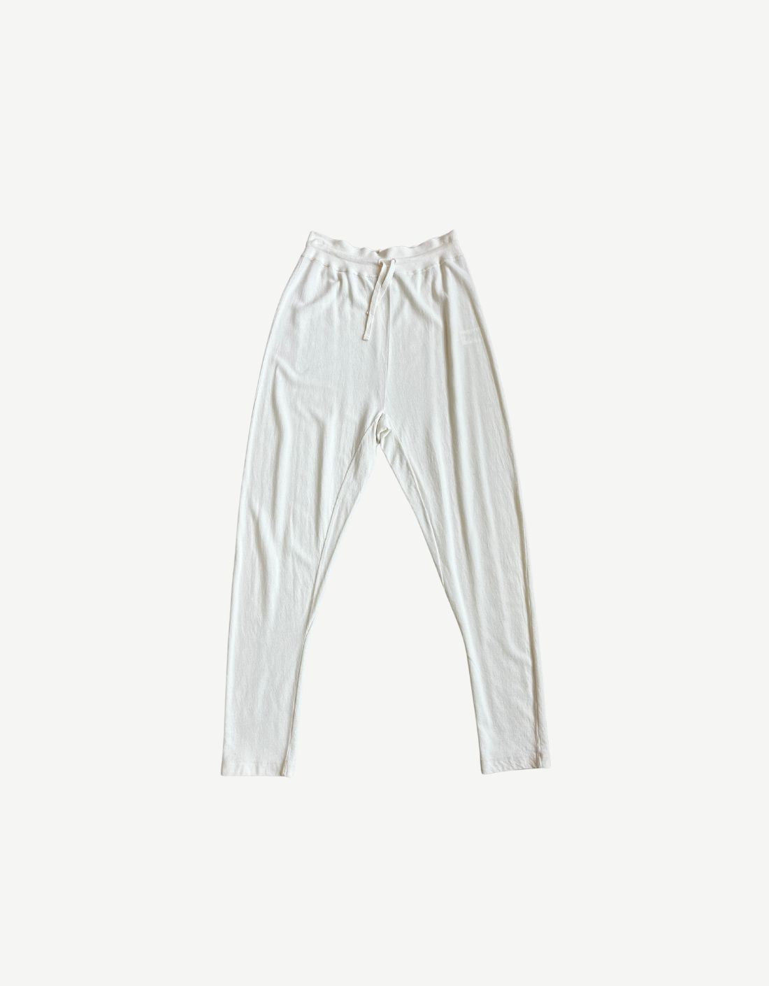 Pantalón Jogger de punto blanco