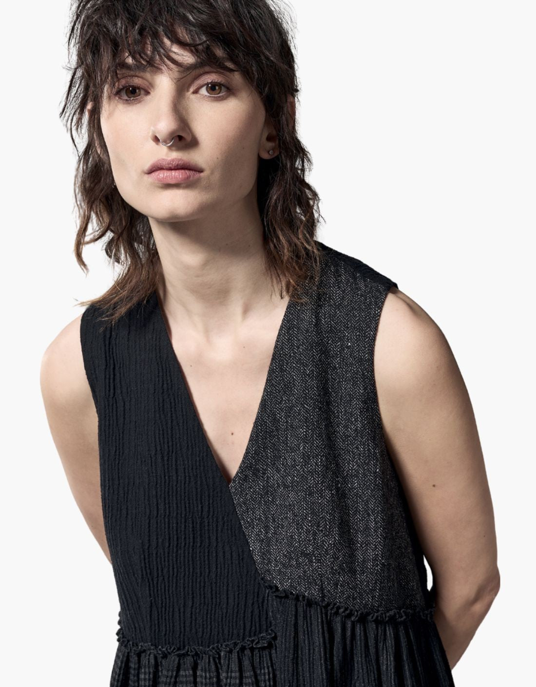 Vestido tirantes asimm