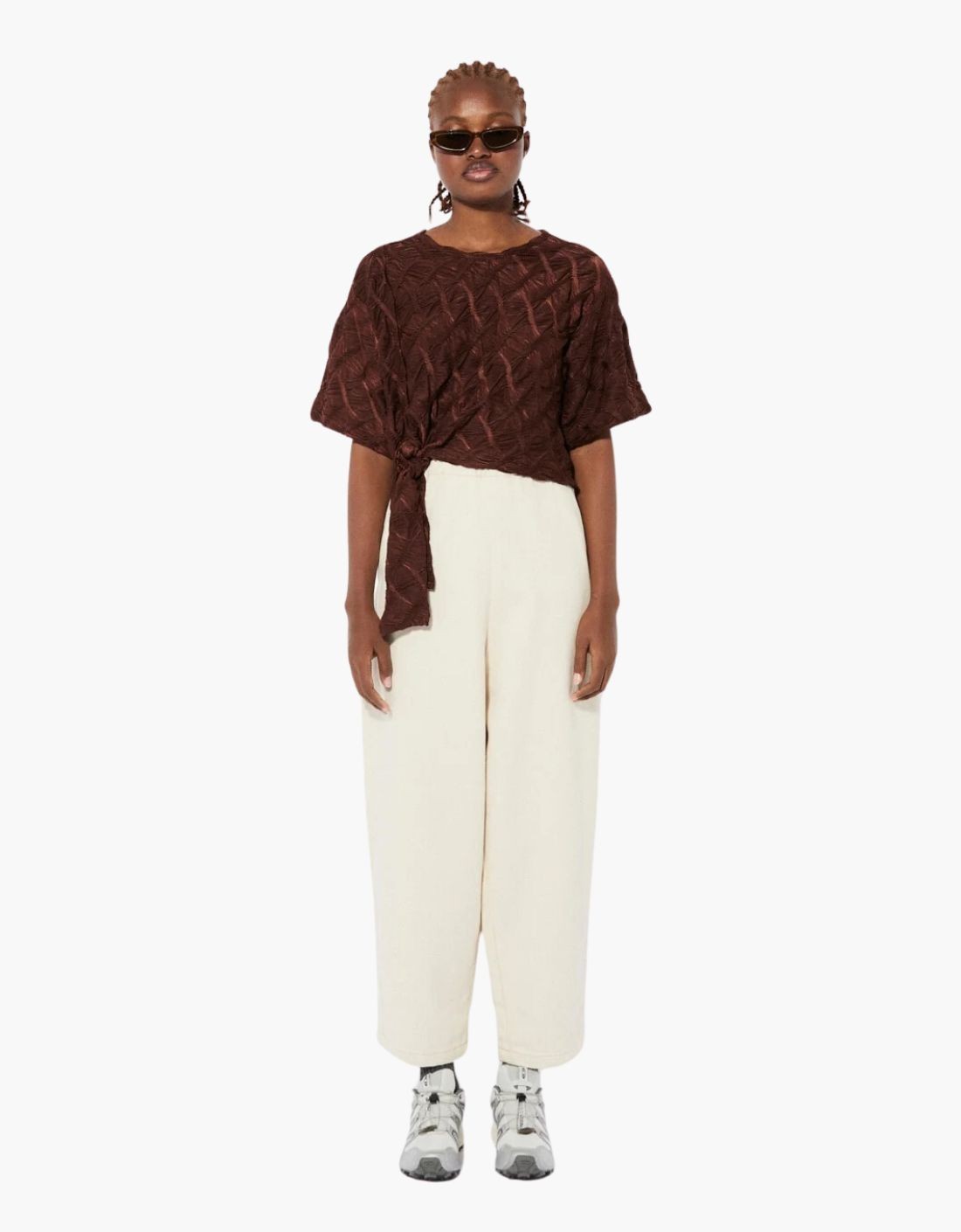 Verdaguer pants with elastic waistband