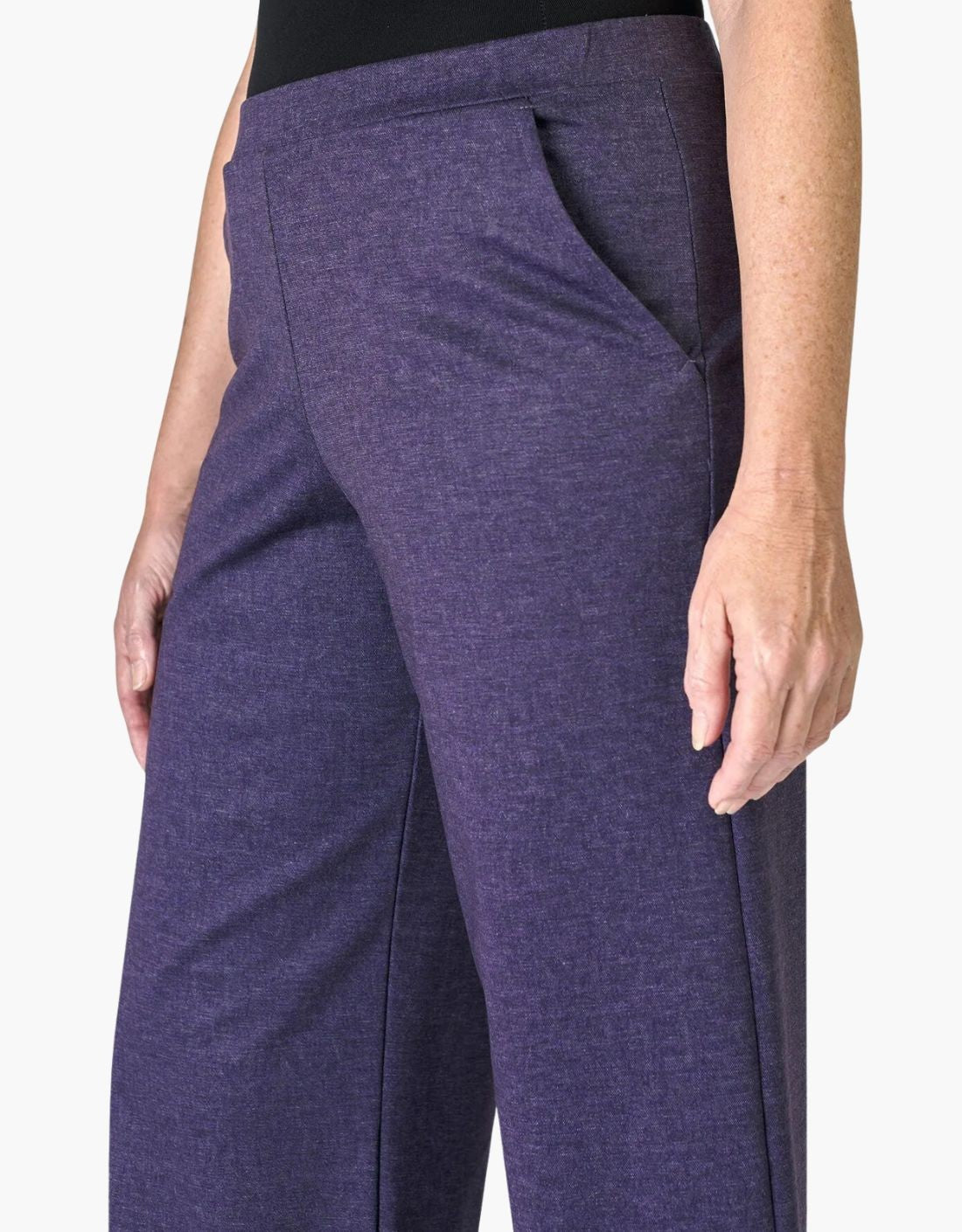 Pantalon capri "Eggplant"