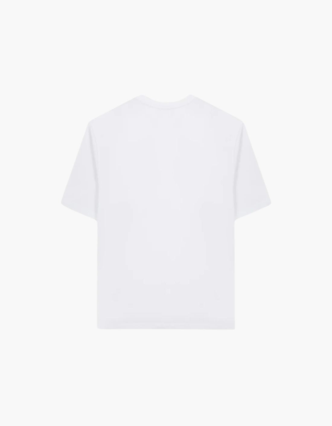 "Basic U" short-sleeved cotton T-shirt