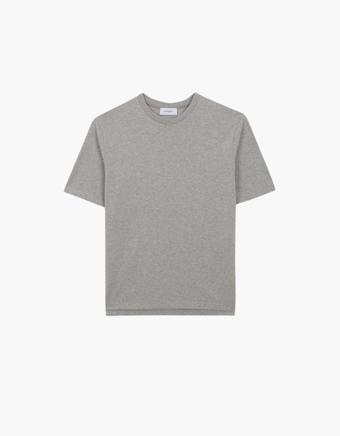 "Basic U" short-sleeved cotton T-shirt