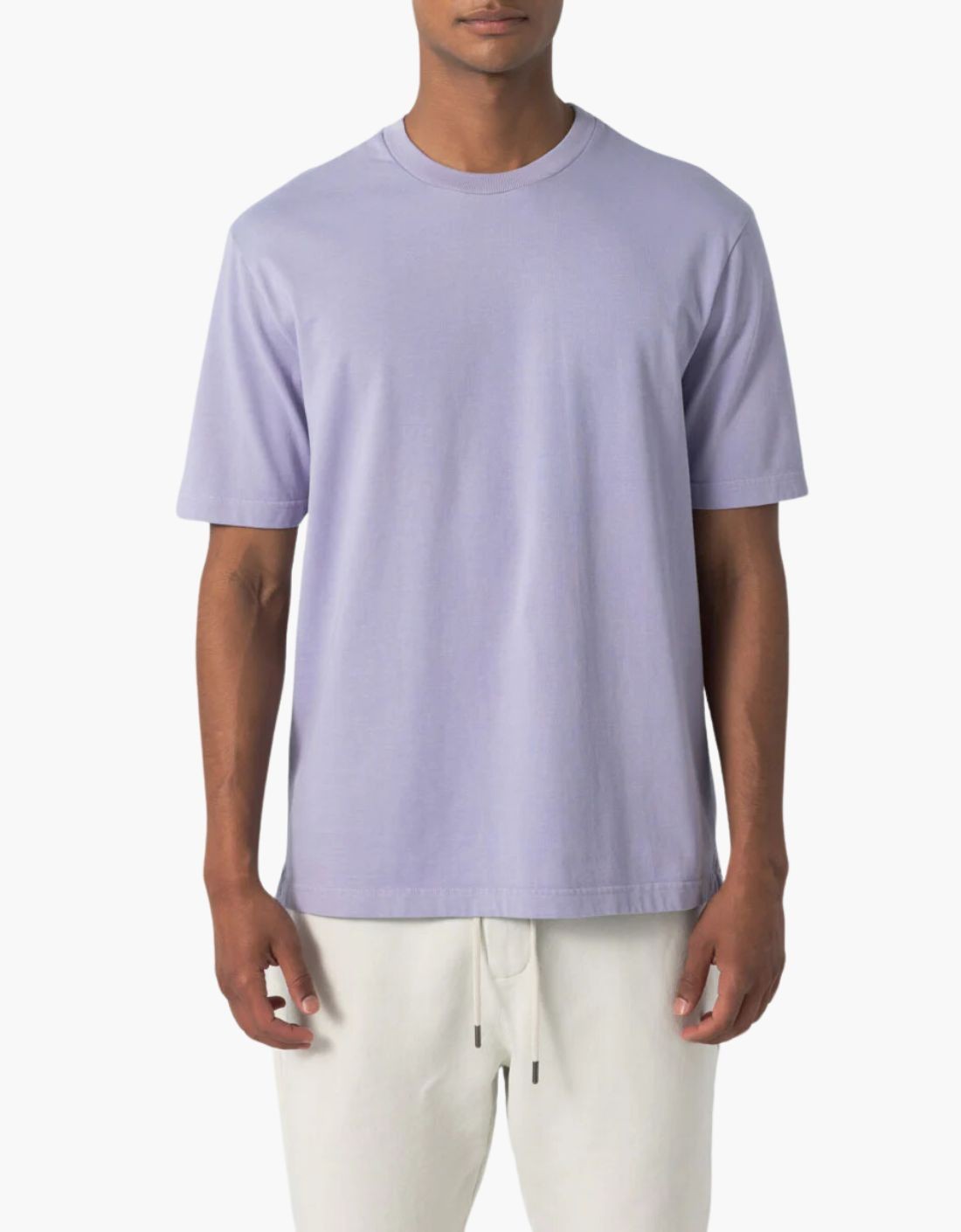 "Basic U" short-sleeved cotton T-shirt