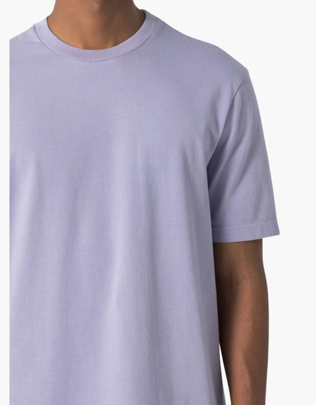 "Basic U" short-sleeved cotton T-shirt