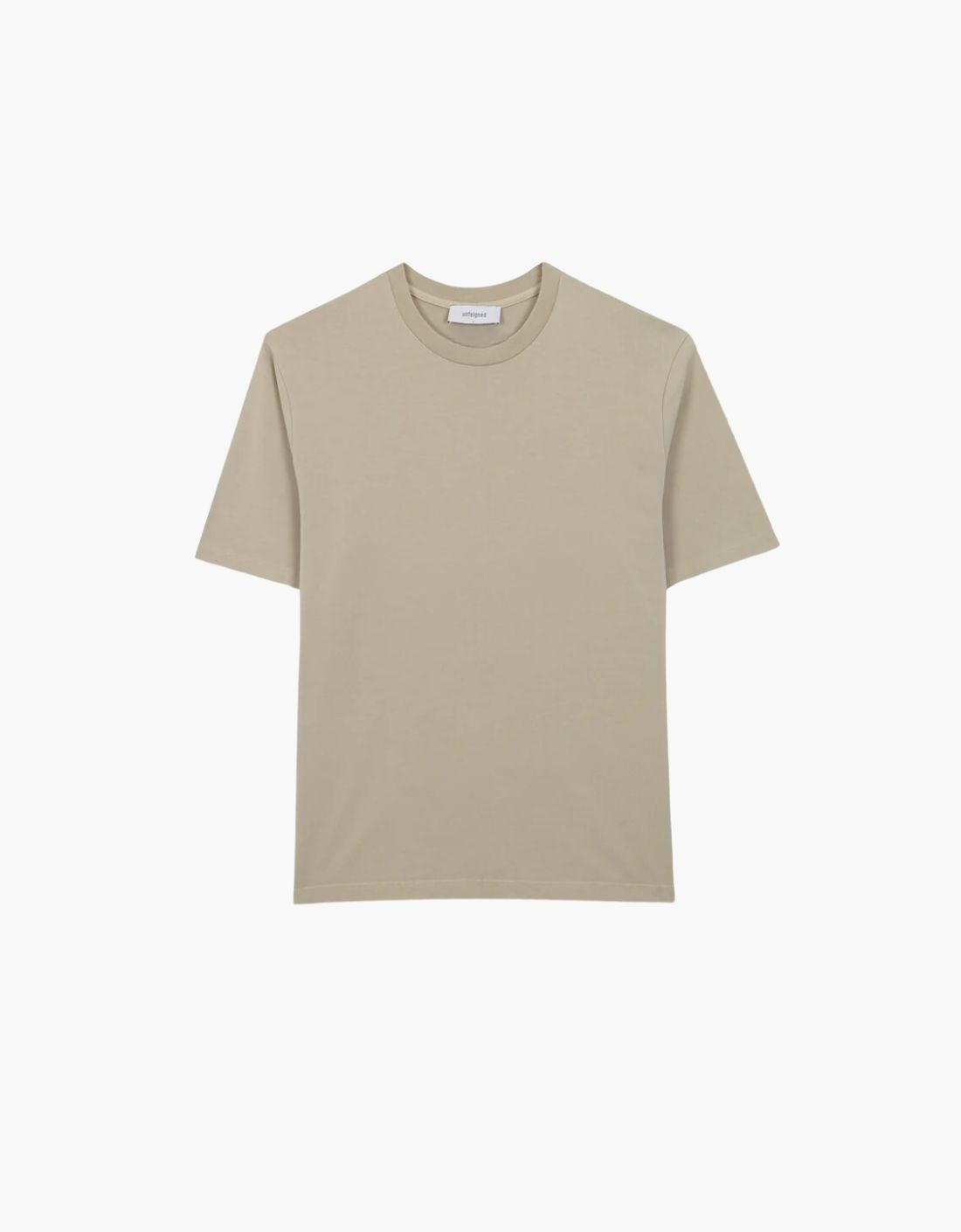 "Basic U" short-sleeved cotton T-shirt