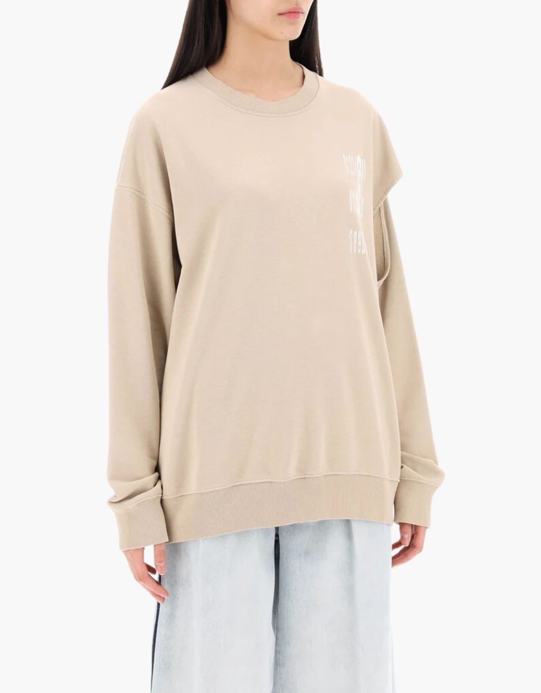 Beige MM6 Sweatshirt