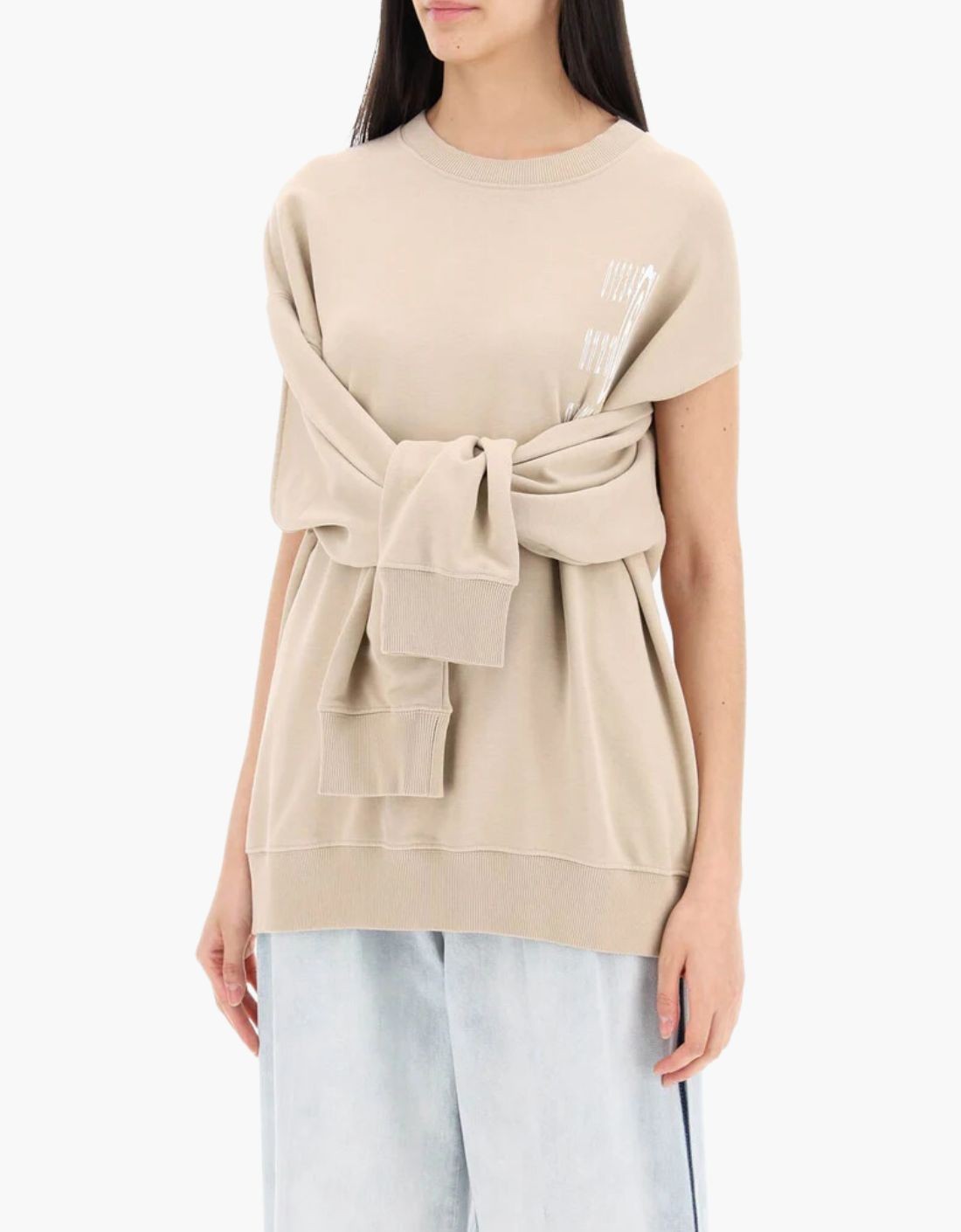 Beige MM6 Sweatshirt