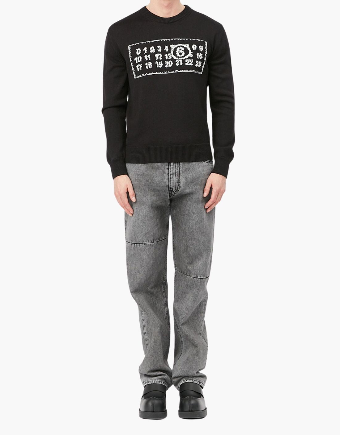 INTARSIA LOGO SWEATER - SH0HL0016
