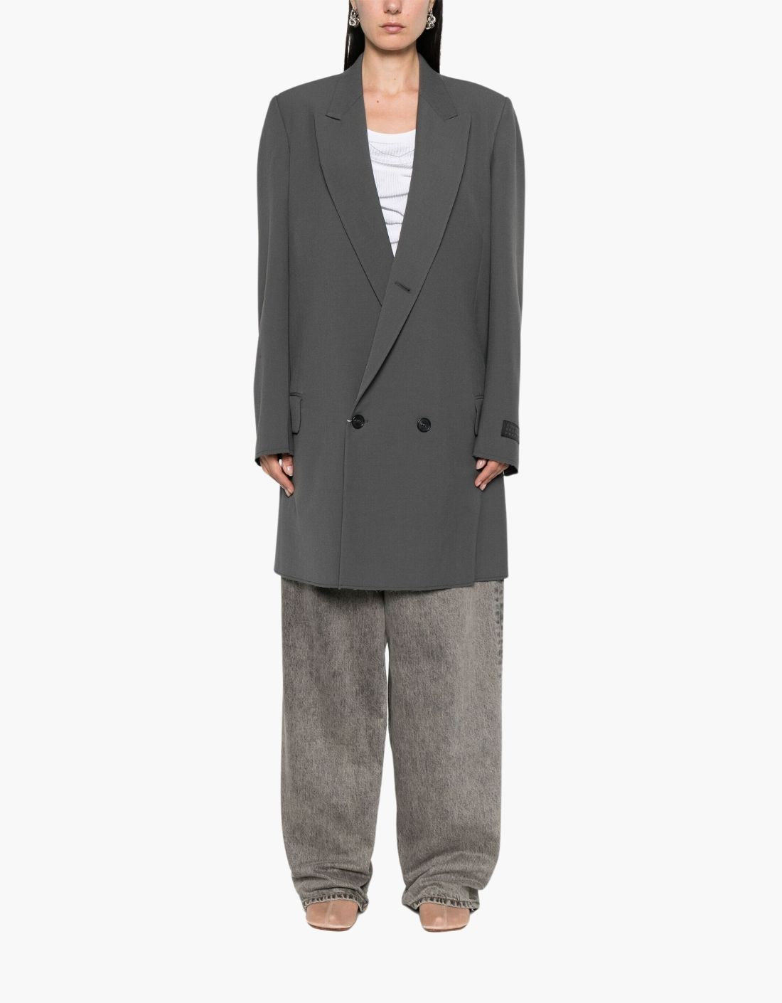 Blazer Gris MM6 - S62BN0097