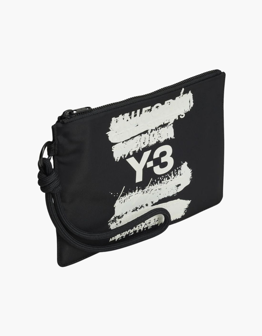 "Crossed print" pouch bag Y-3