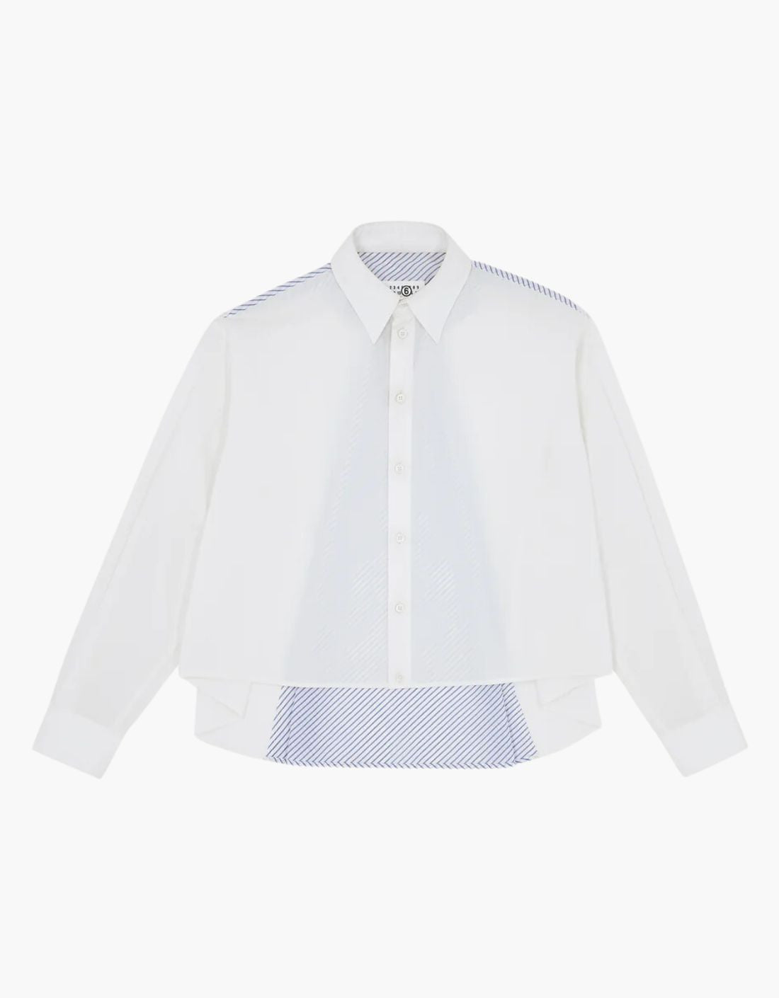 Two-tone poplin shirt MM6