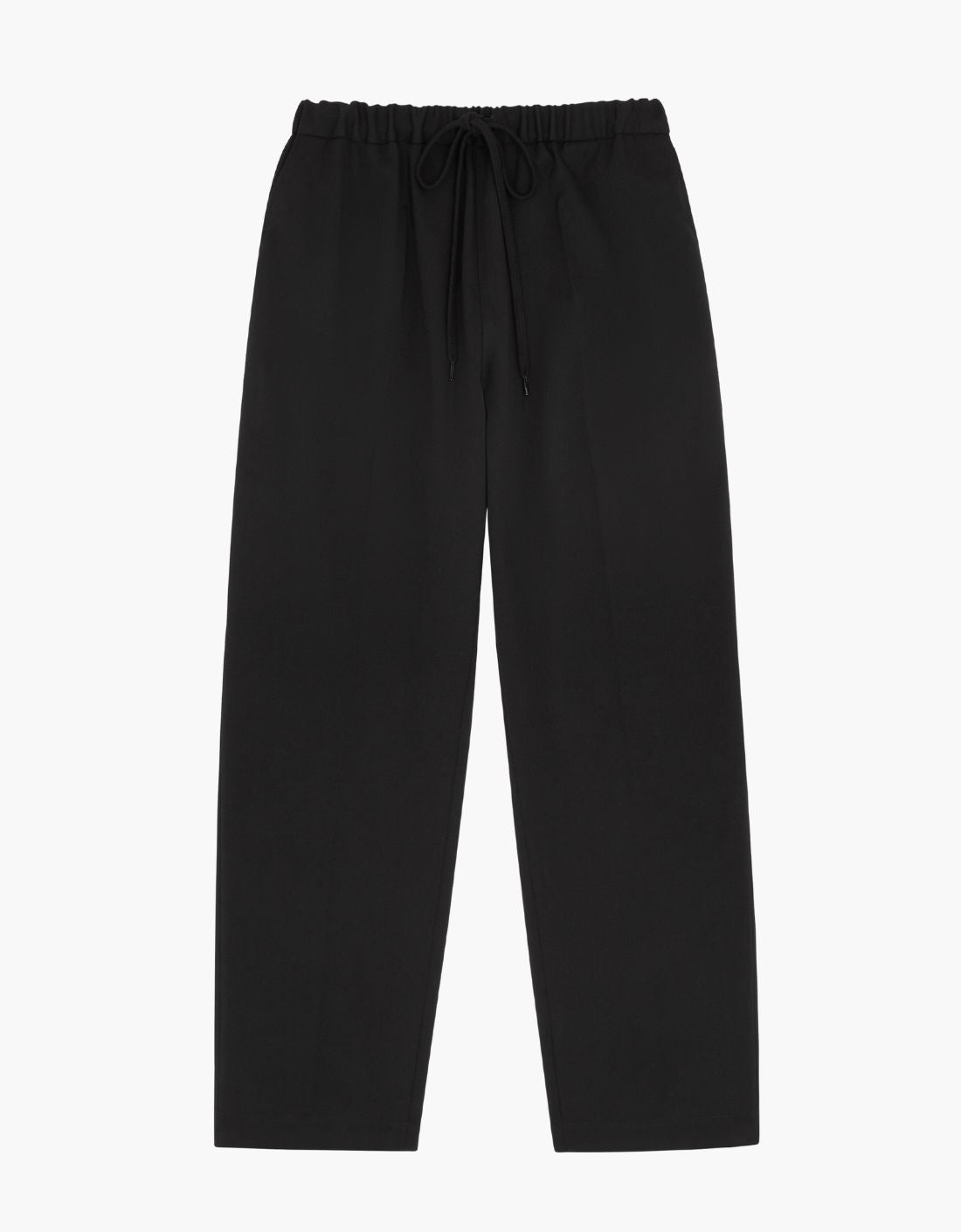 Pantalón de lana sastre con cordón de cierre MM6