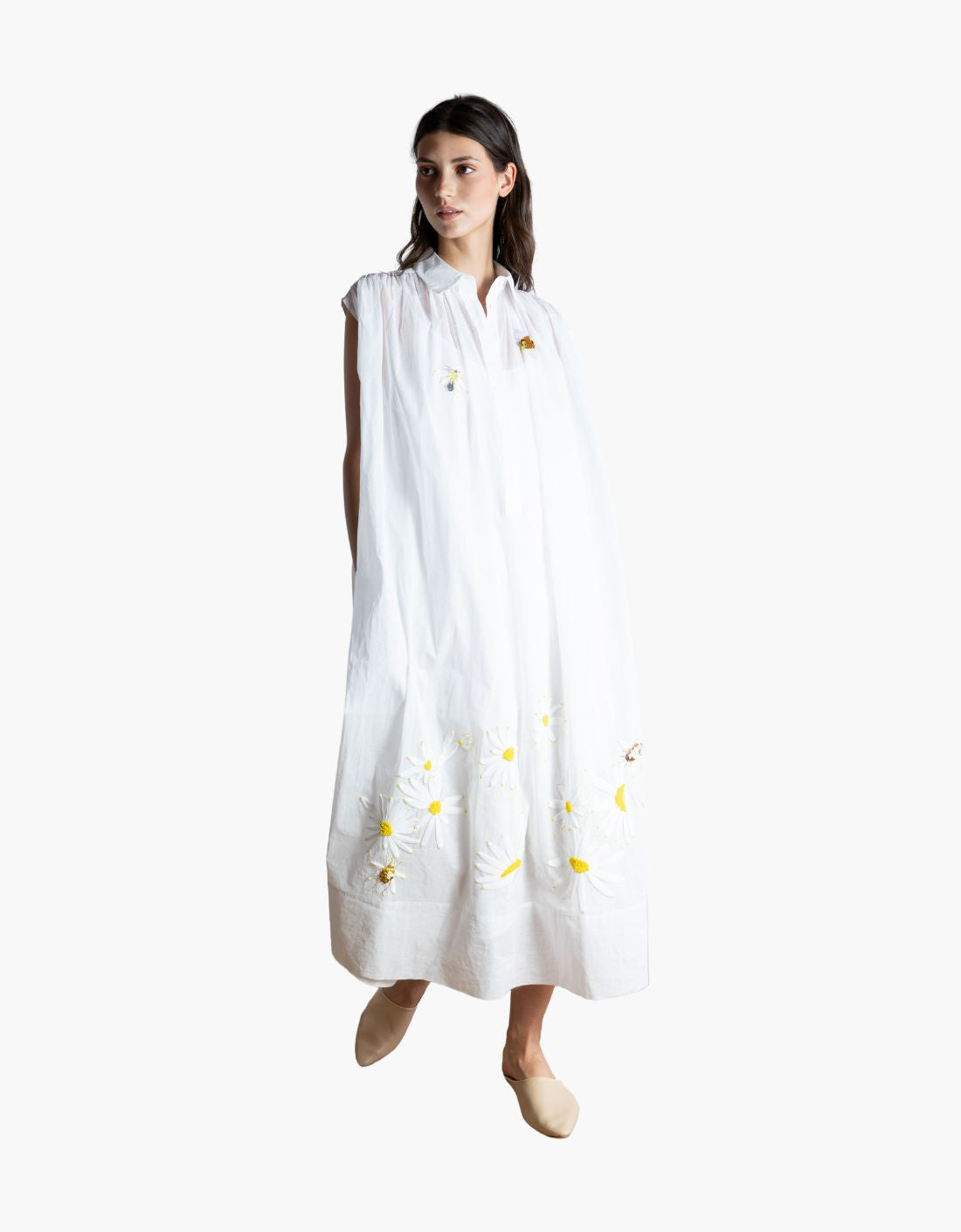 "Daisies" organza dress