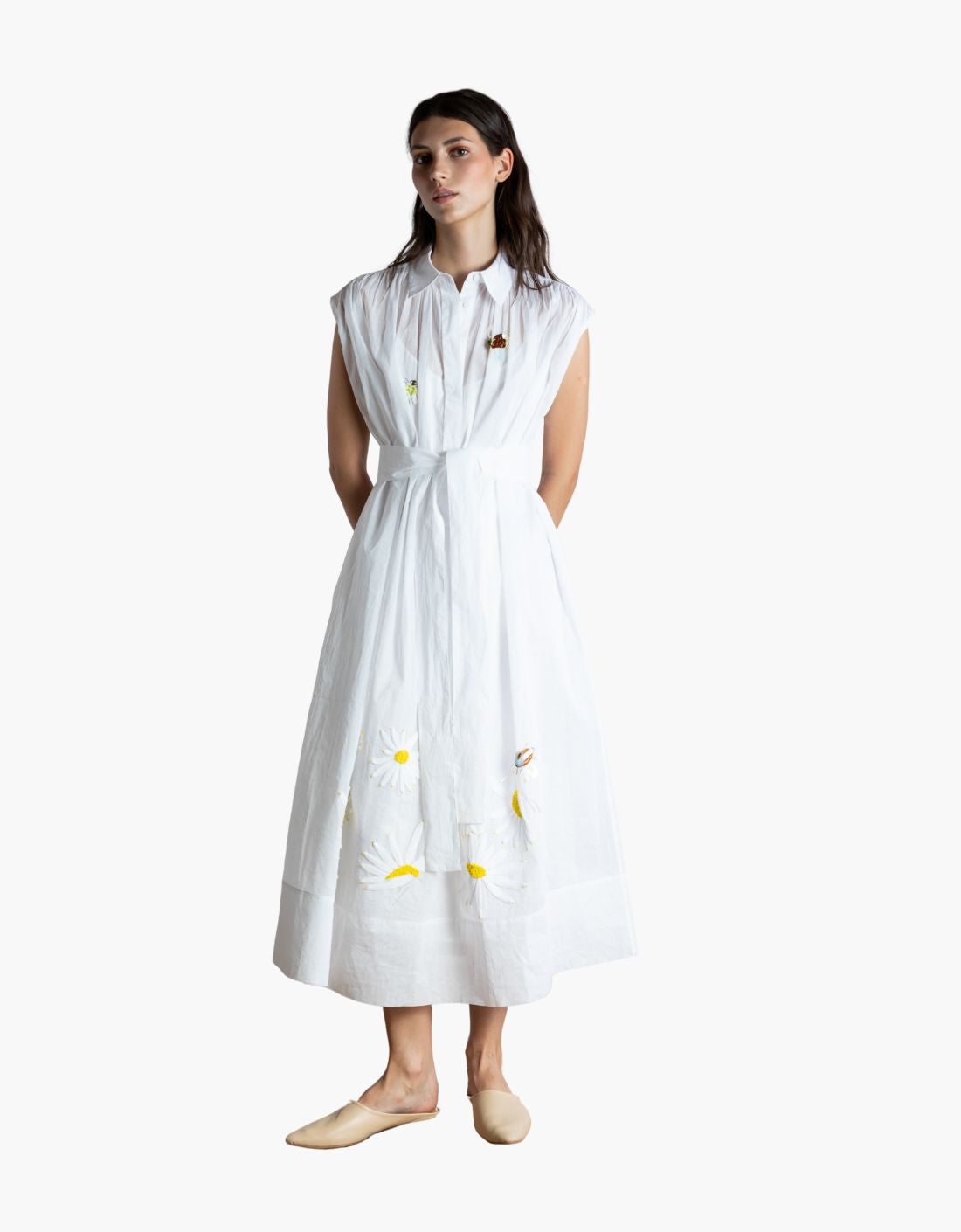 "Daisies" organza dress