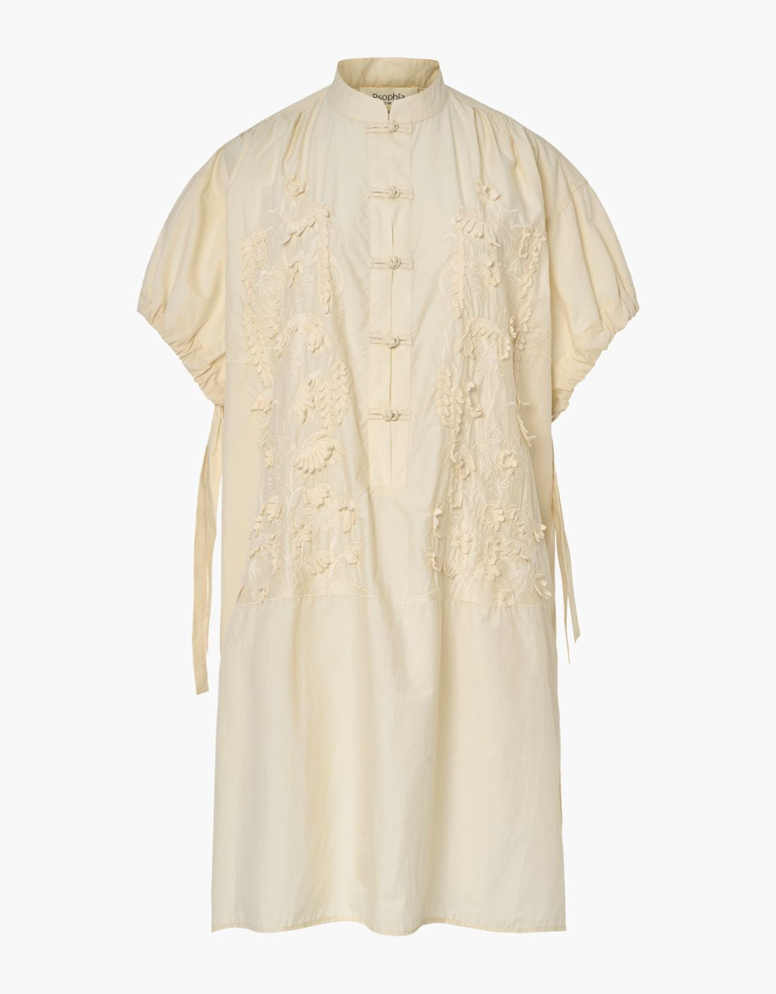 Túnica bordada "Hojas"