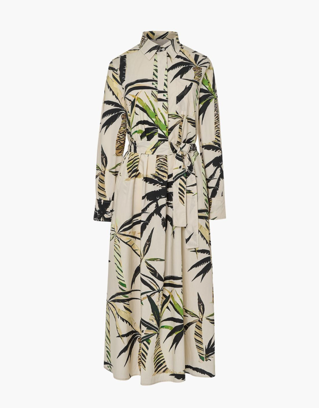 Vestido "Palmeras" manga larga