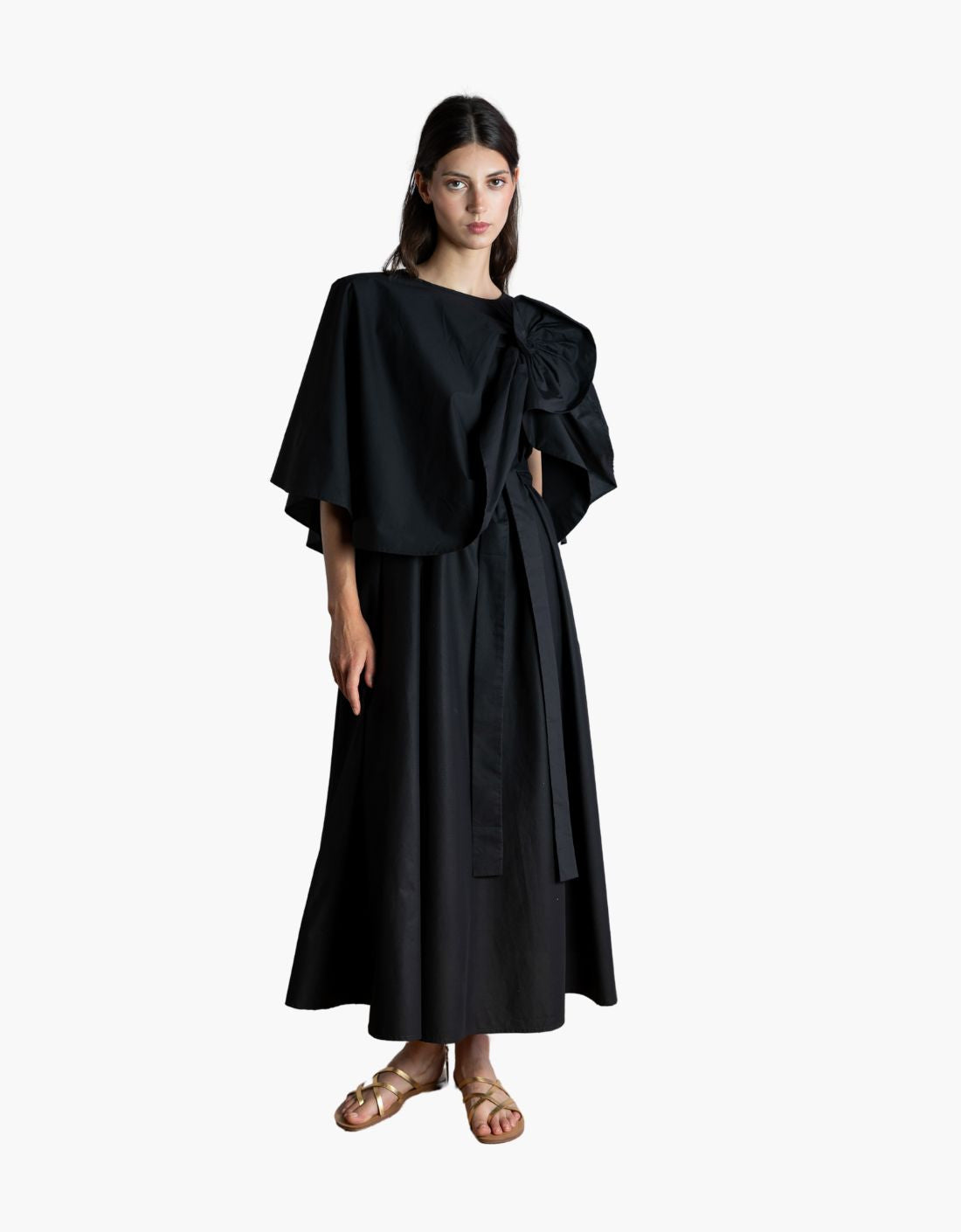 "Seraphina" Cape Dress