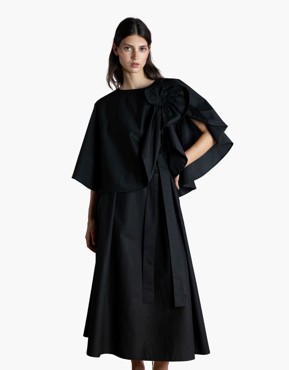 "Seraphina" Cape Dress