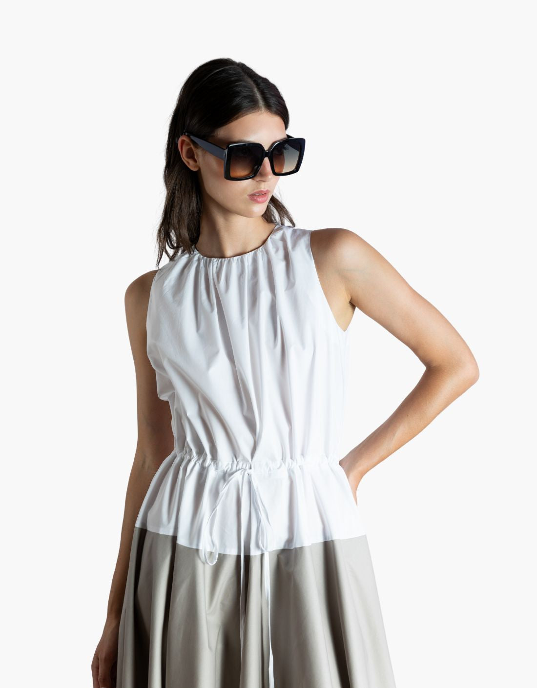 Vestido bicolor "Block"