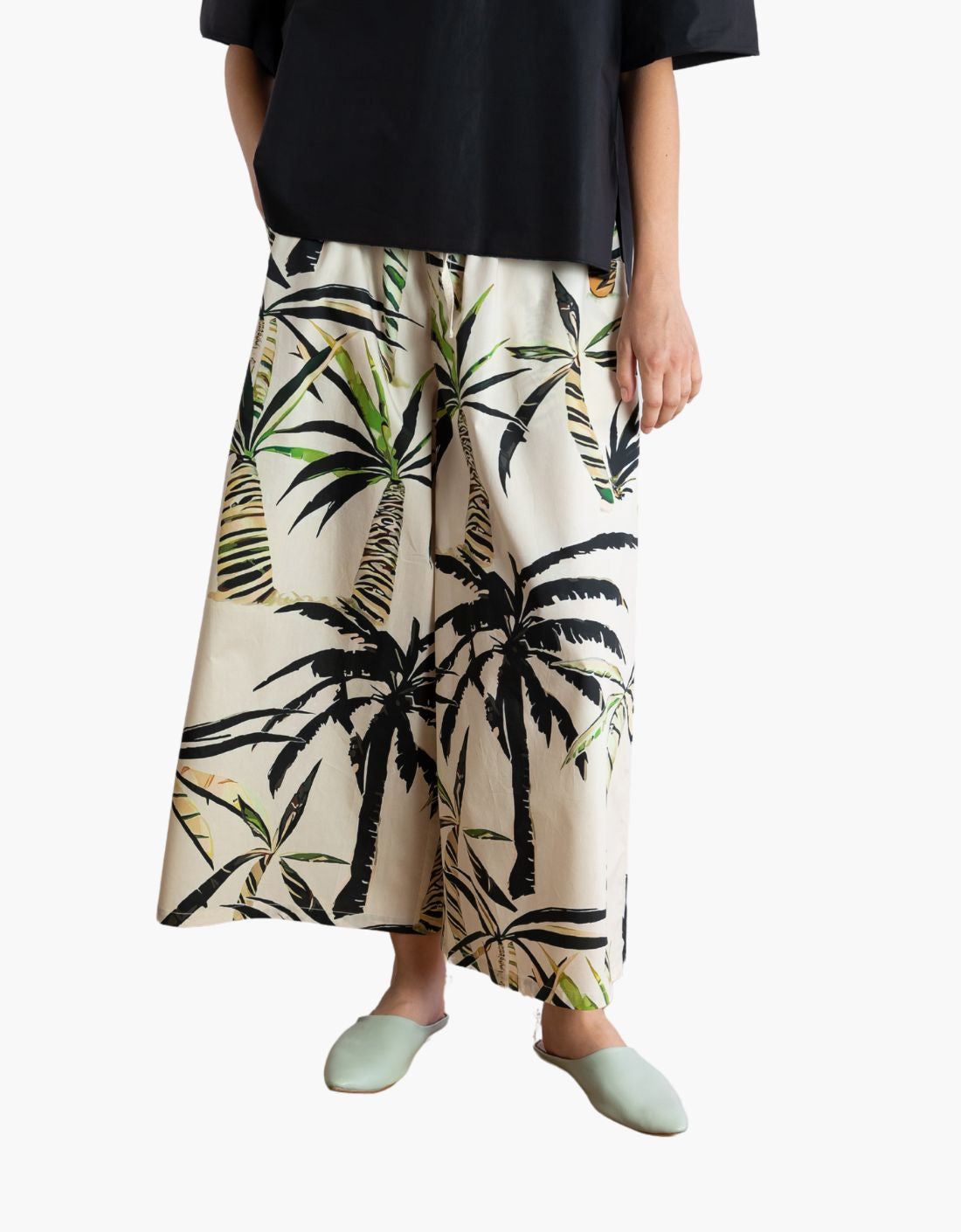 "Palm Trees" Flowing Pants