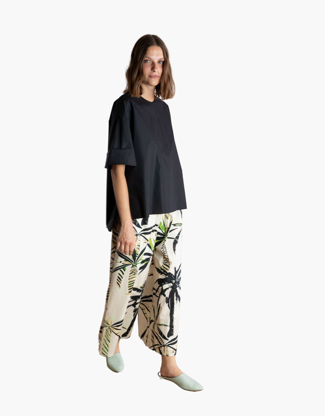 "Palm Trees" Flowing Pants