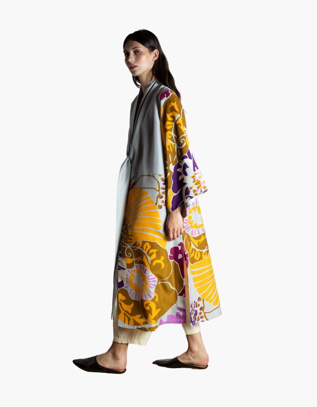 Kimono fluido "Oyster"