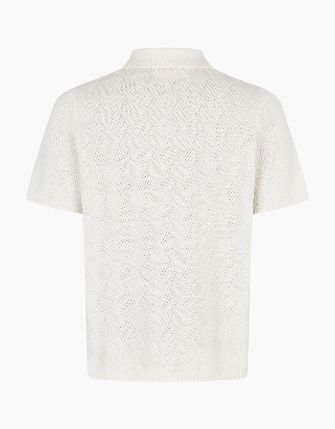 "Safinn" knitted polo shirt