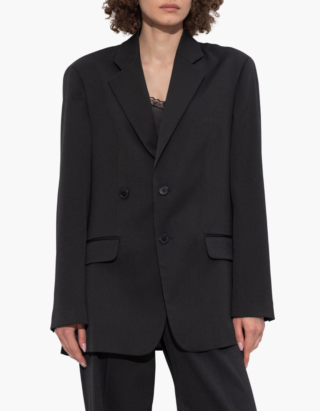 MM6 two-fabric blazer