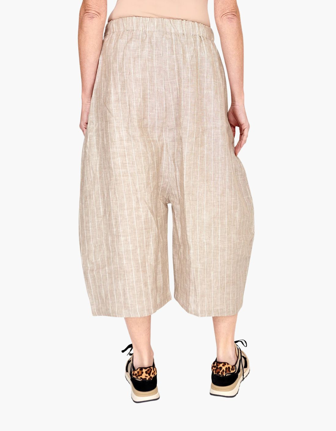 Pantalon Harem "Pyramid" 100% lino