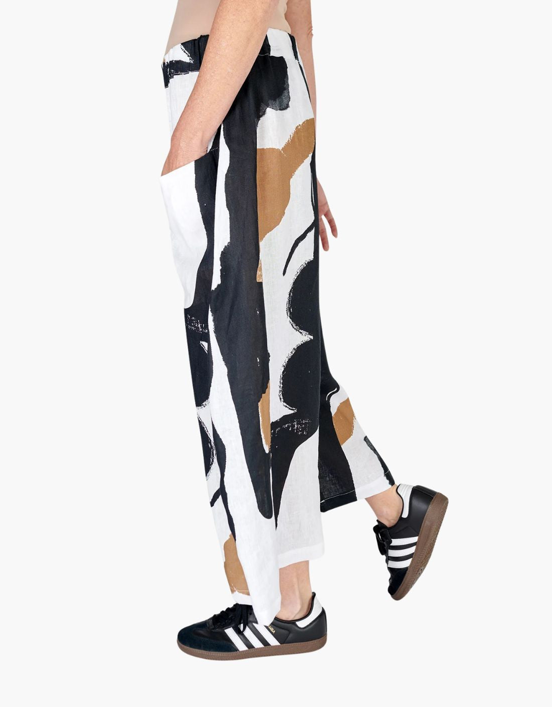 Pantalon "Zebra" 100% lino