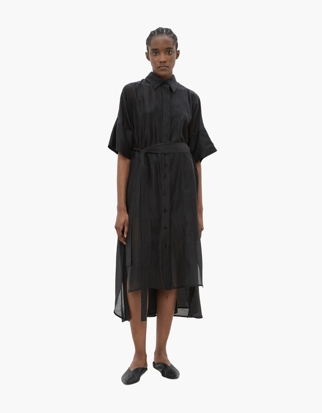 Isabella long shirt dress