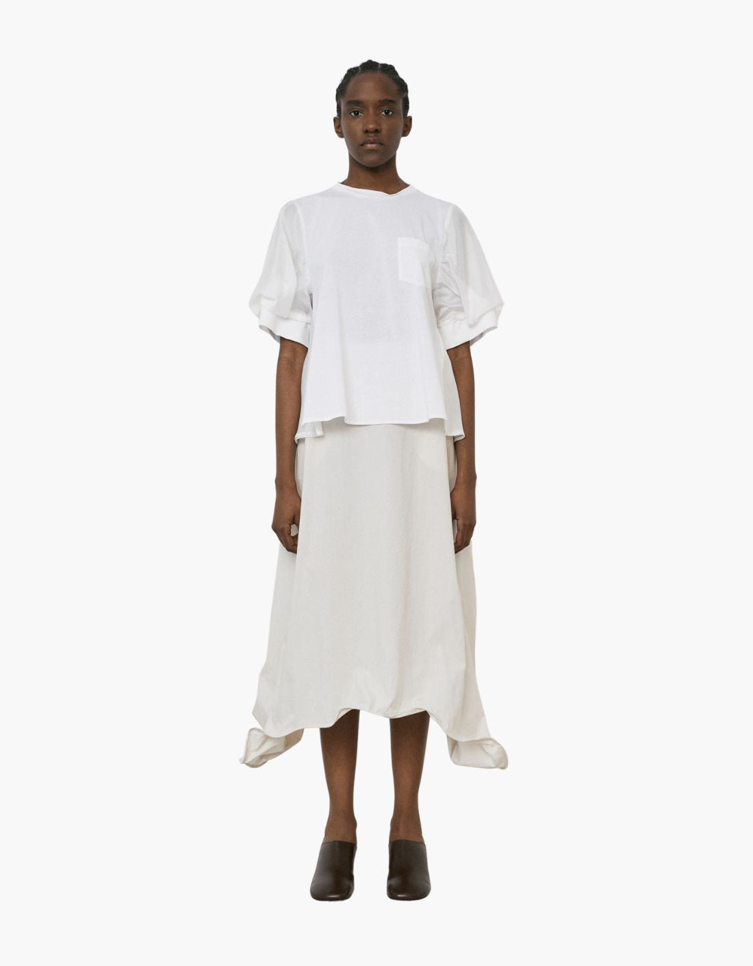 "Tulipano" rigid hem skirt