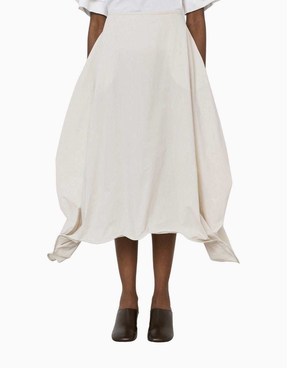 "Tulipano" rigid hem skirt