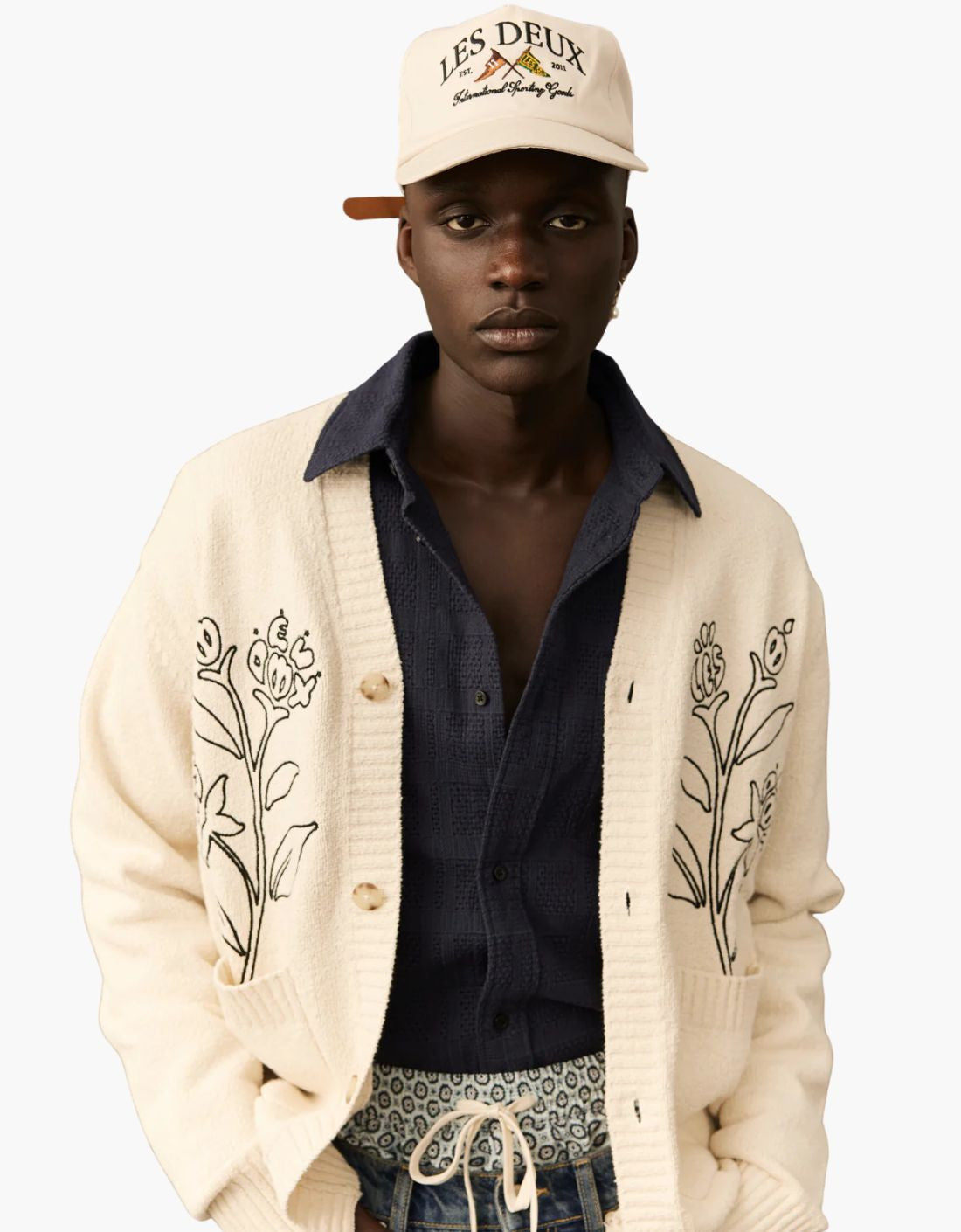 Cardigan "Brad" con Bordado