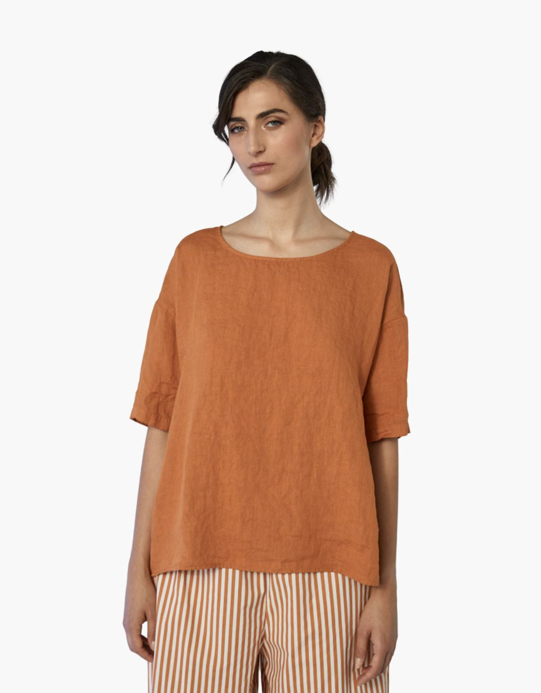 Wide "Croco" Blouse
