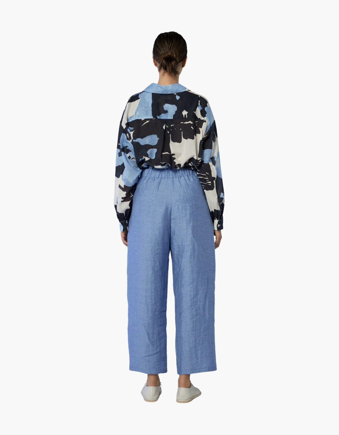 "Mimosa" pleated trousers