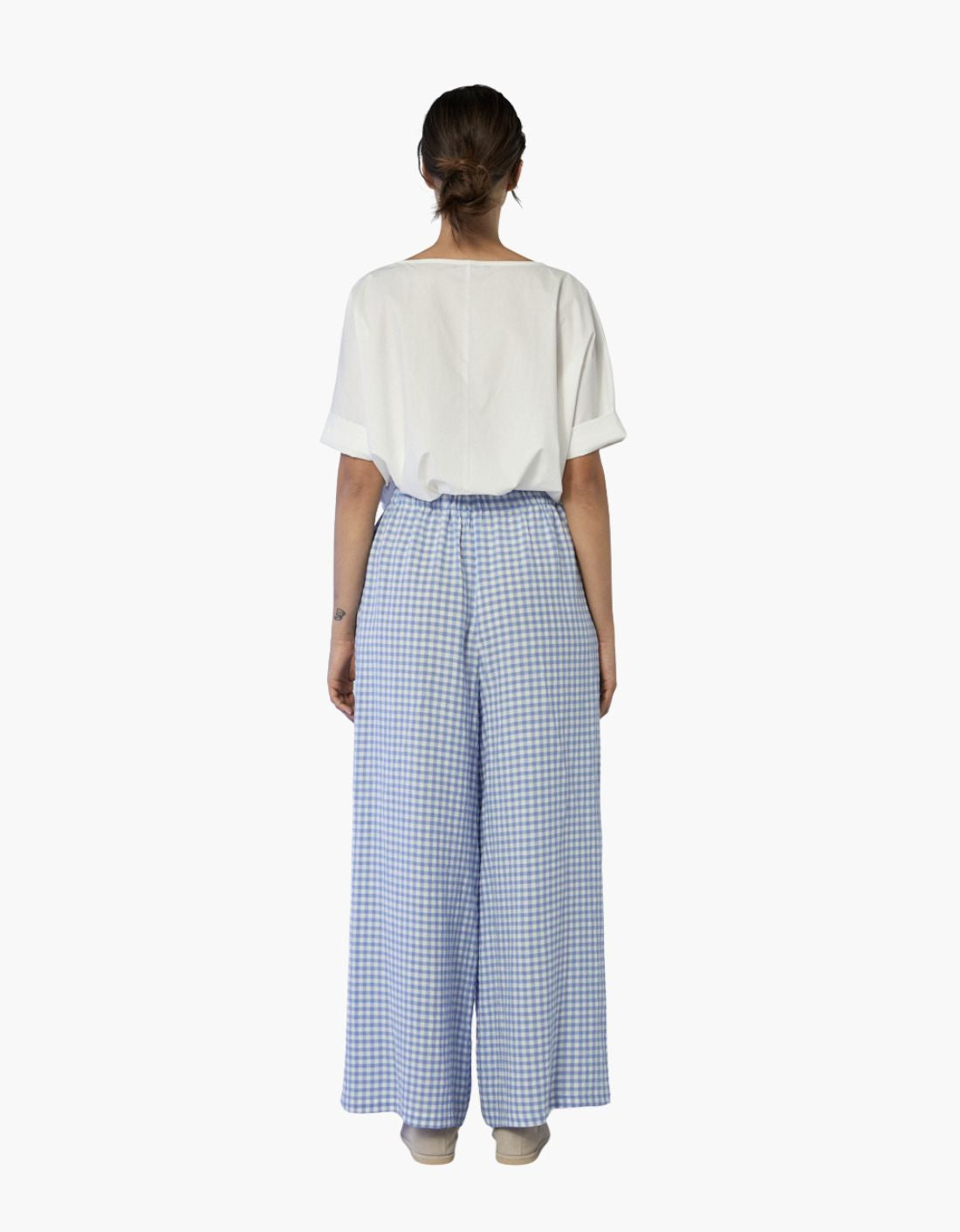 "Lantana" Vichy Cropped Pants