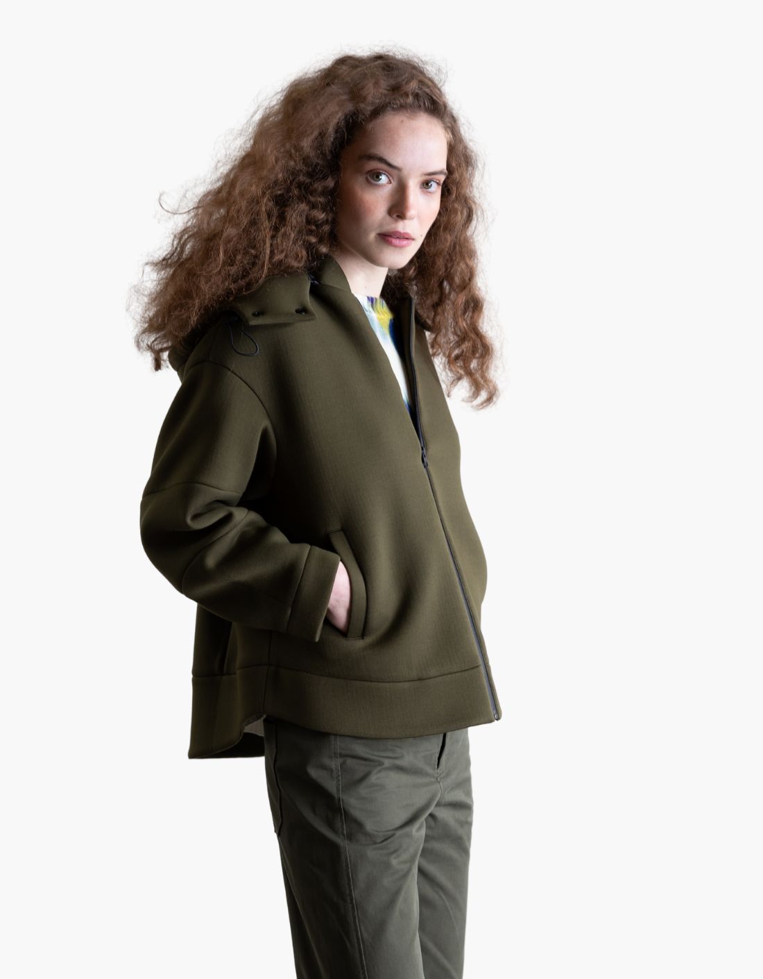 Bomber corta neopreno