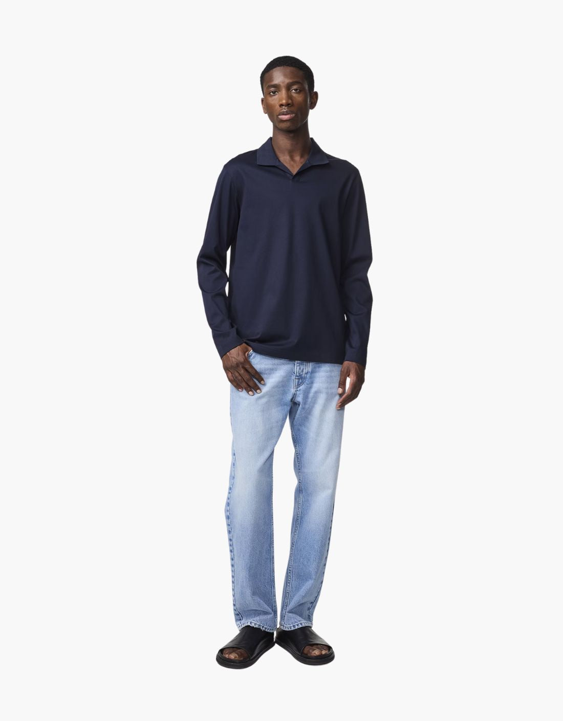 Polo manga larga "Paul"