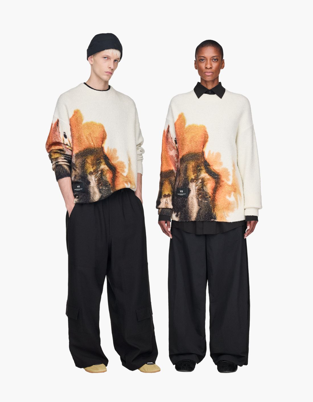 Knit Sweatshirt "Ambar" AOP - Y-3