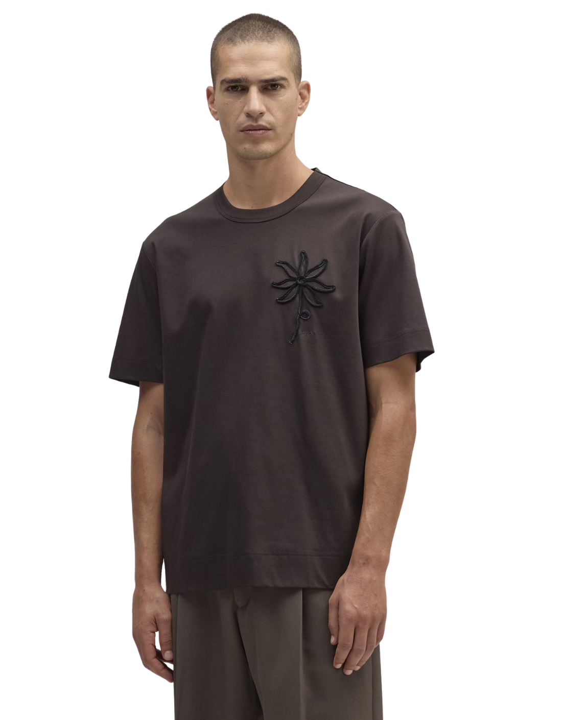 Camiseta "Pedro" de algodón orgánico bordada