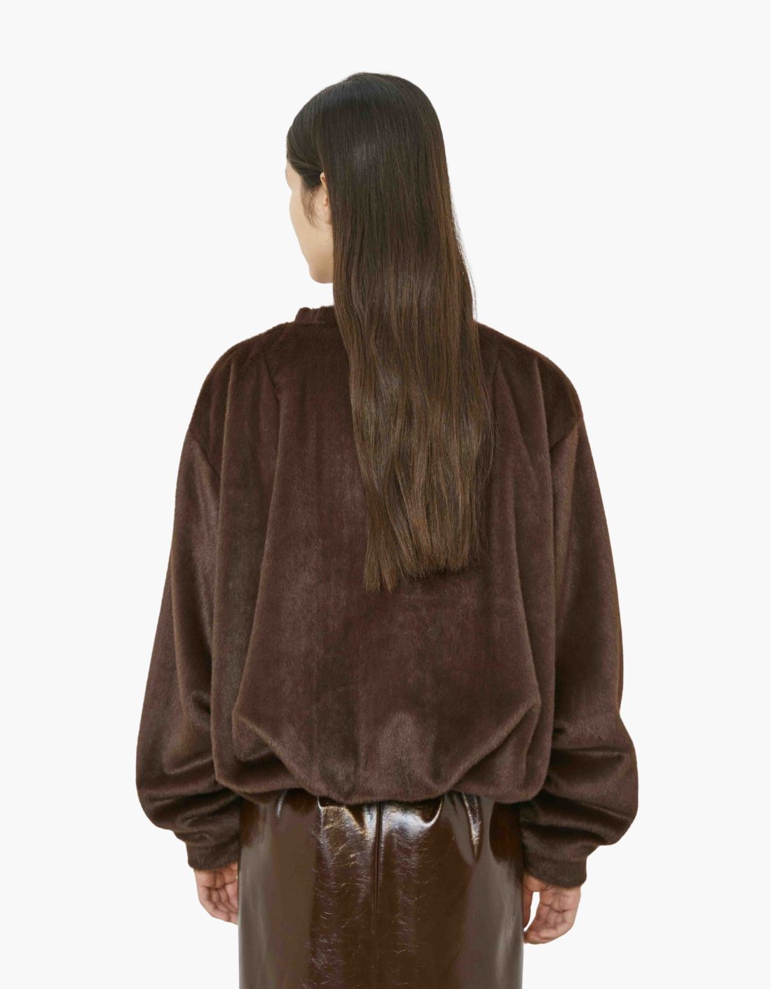 "Cosima" faux fur sweater