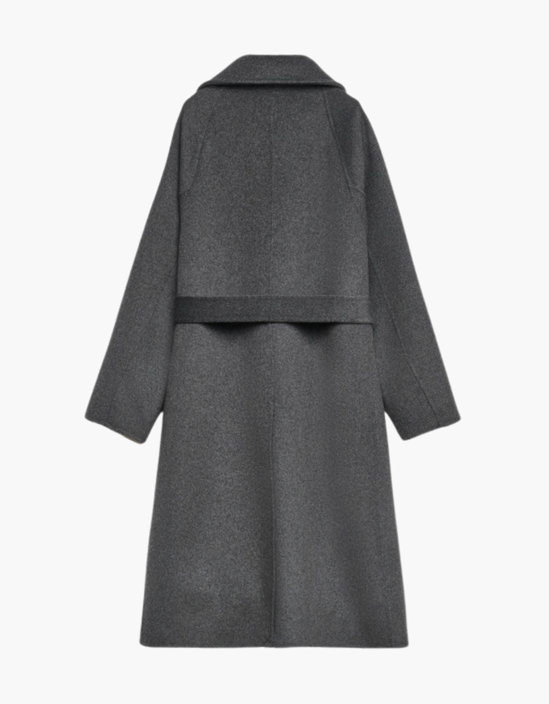 Long grey "Senza" coat