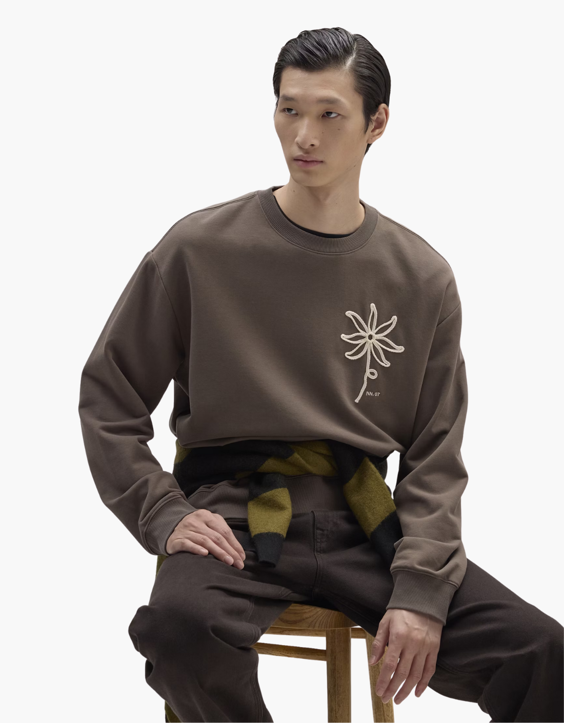 Sudadera "David" Algodón orgánico pesado