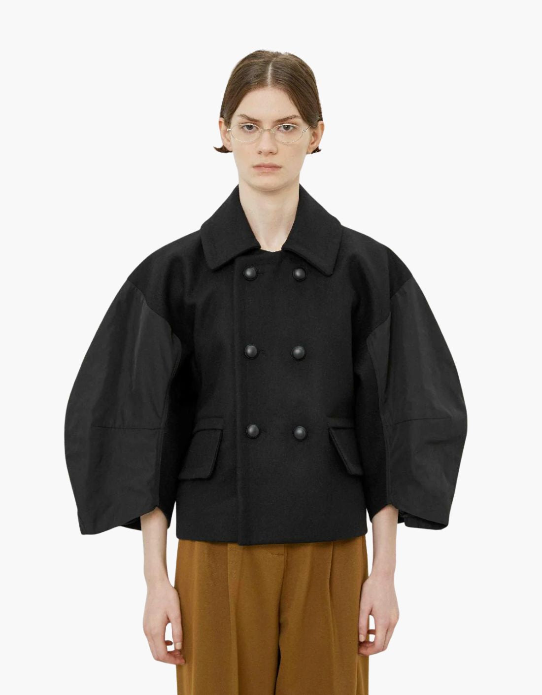 Chaqueta corta lana "Capospalla"