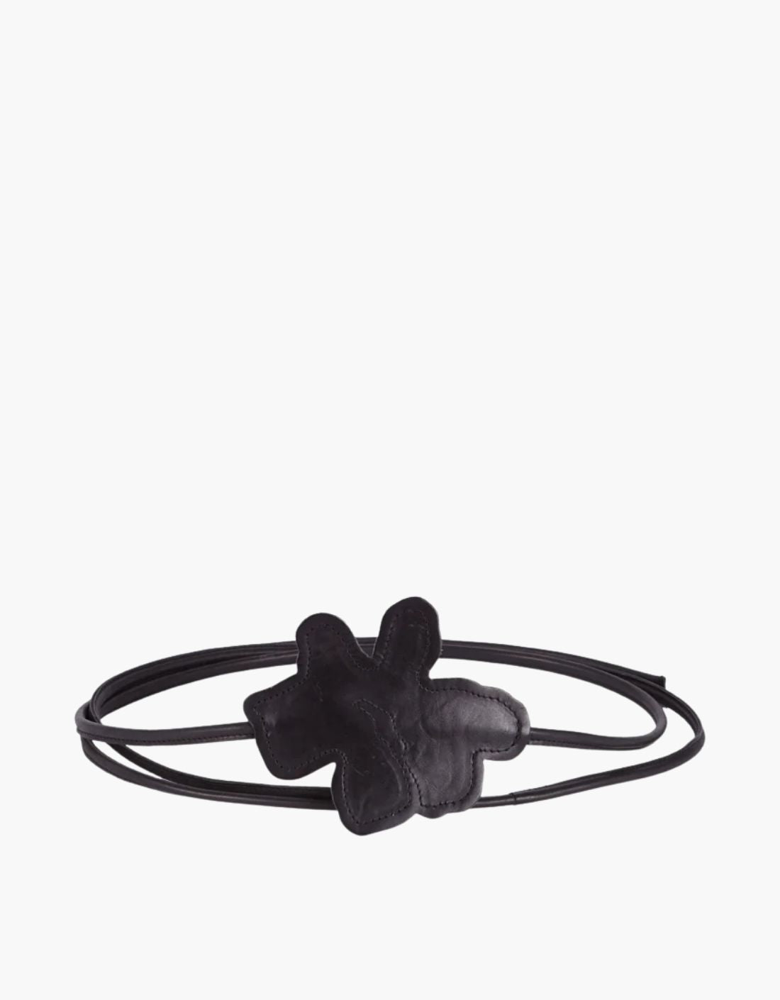 100% leather belt "Rose"